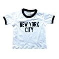 thumbnail image 1 of New York City Ringer Tee for Toddlers White/Black, 2T, 1 of 2