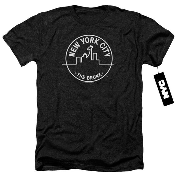 New York City - See Nyc Bronx - Heather Short Sleeve Shirt - Small