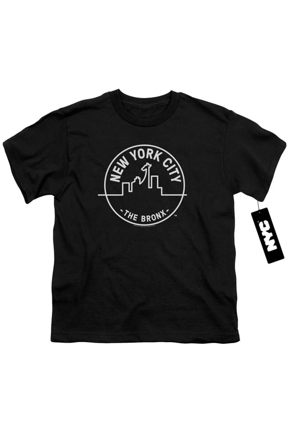 New York City See Nyc Bronx Youth 18/1 T-Shirt Black