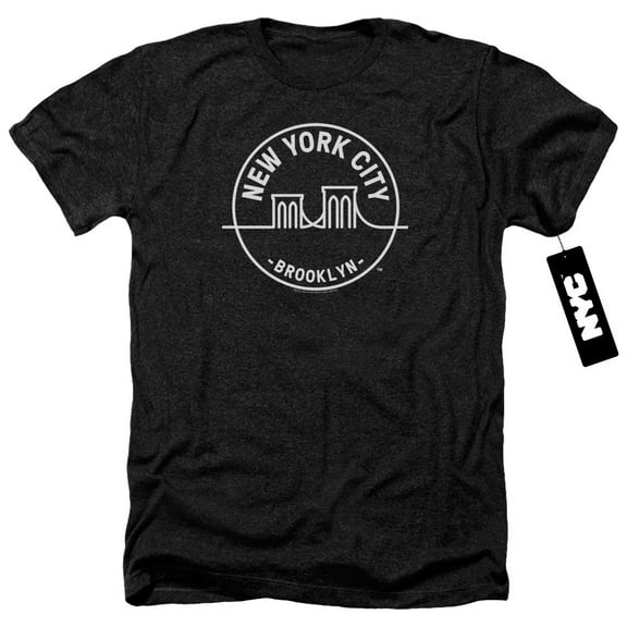New York City - See Nyc Brooklyn - Heather Short Sleeve Shirt - Medium