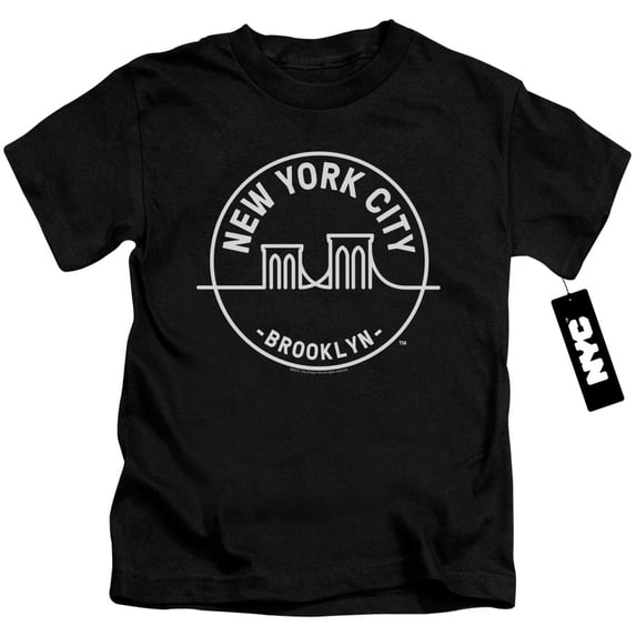 New York City See Nyc Brooklyn Youth 18/1 T-Shirt Black