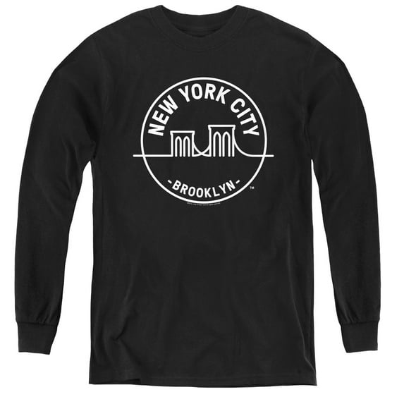 New York City - See Nyc Brooklyn - Youth Long Sleeve Shirt - X-Large