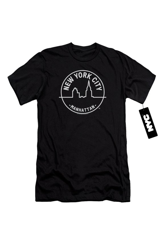 New York City - See Nyc Manhattan - Premium Slim Fit Short Sleeve Shirt - XX-Large