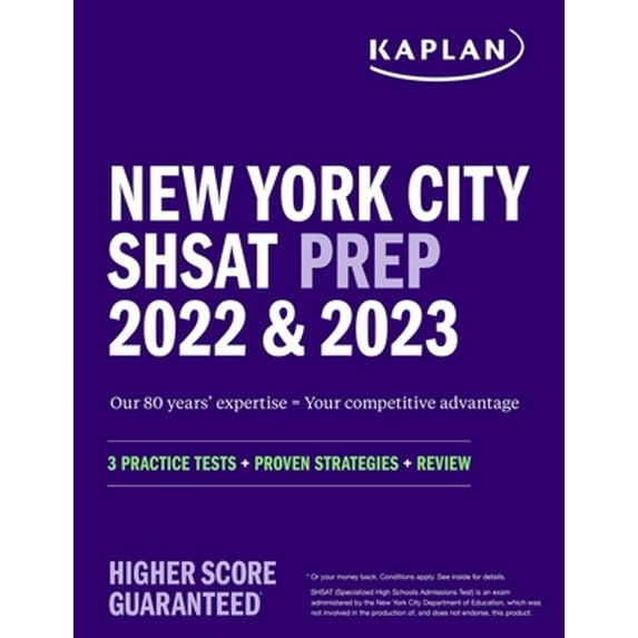 Pre-Owned New York City Shsat Prep 2022 & 2023: 3 Practice Tests + Proven Strategies + Review (Paperback) 1506277365 9781506277363
