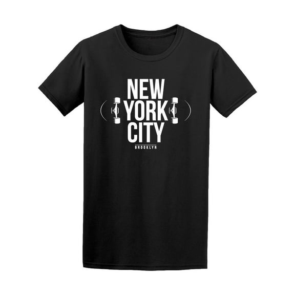 New York City Skateboarding T-Shirt Men -Image by Shutterstock, Male Medium