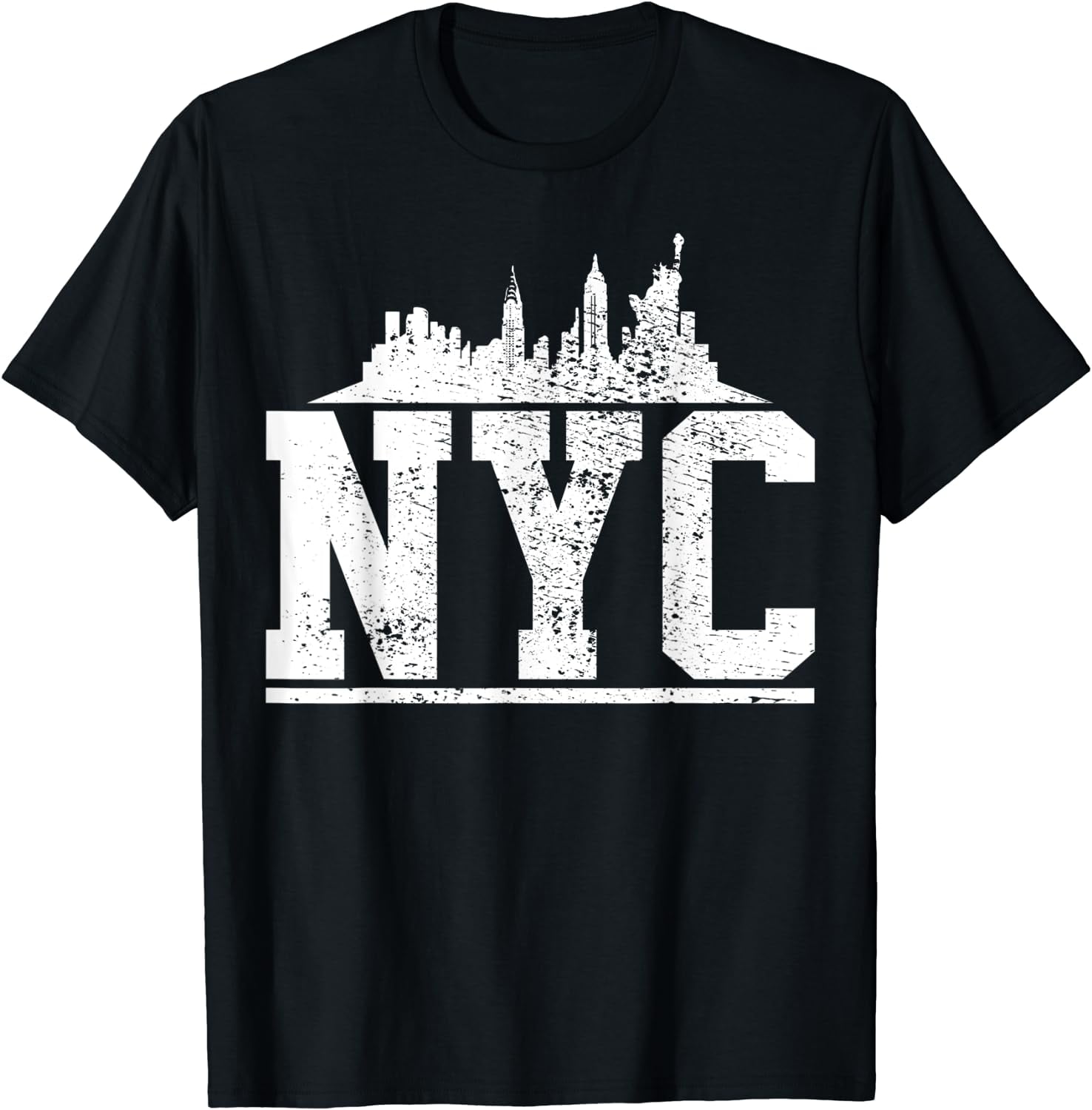 New York City Skyline America Usa Manhattan T Shirt