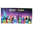 thumbnail image 1 of New York City Skyline Beach Towel, 1 of 1