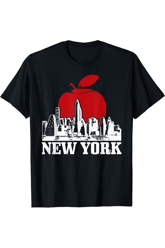 New York City Skyline Big Apple NYC NY Manhattan Souvenir T-Shirt, Unisex T-Shirt