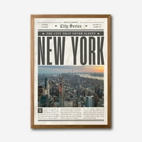 New York City Skyline Canvas Wall Art – Modern City Series, The City That Never Sleeps