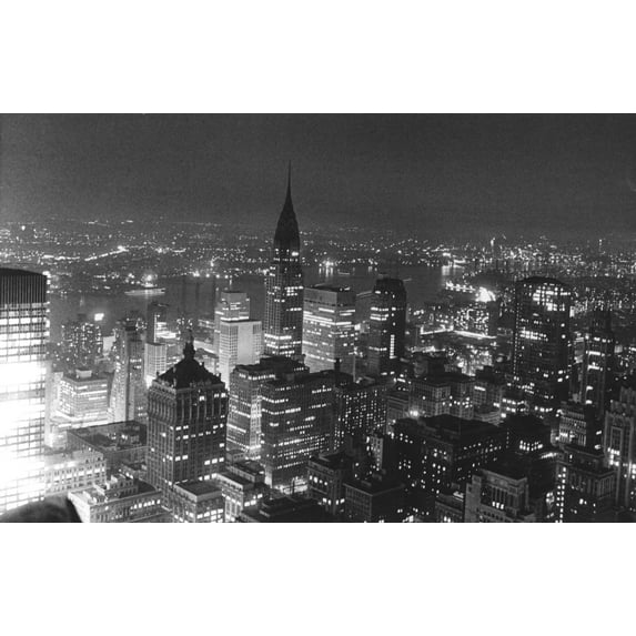 New York City Skyline History (36 x 24)