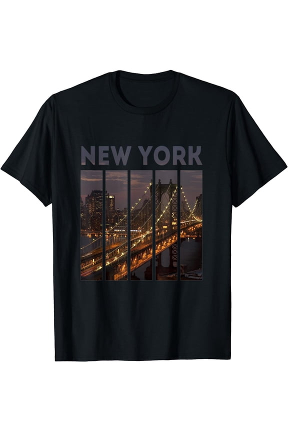 New York City Skyline North America Brooklyn Souvenirs Gifts T-Shirt