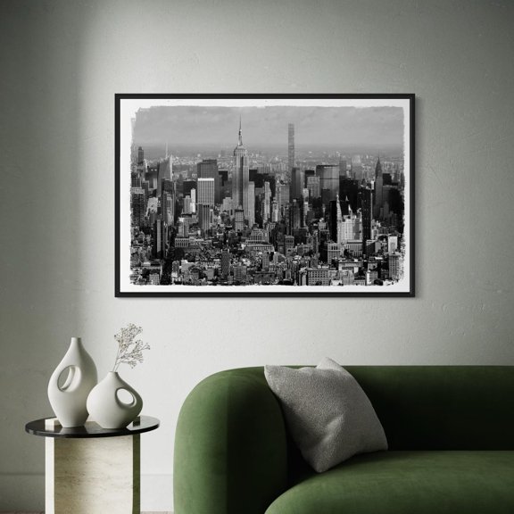 New York City Skyline Nyc Cityscape Panoramic Wall Decor Unframed Paper Print