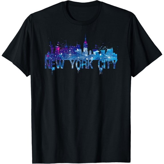 New York City Skyline Skyscrapers NYC Vacation Souvenir T-Shirt