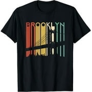 New York City Skyline T-Shirt - Vintage Urban Tee with Brooklyn Bridge - Timeless and Stylish Look for City Lovers