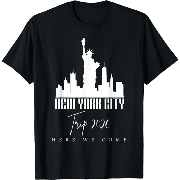 New York City Skyline Trip 2026 Here We Come Matching Team T-Shirt