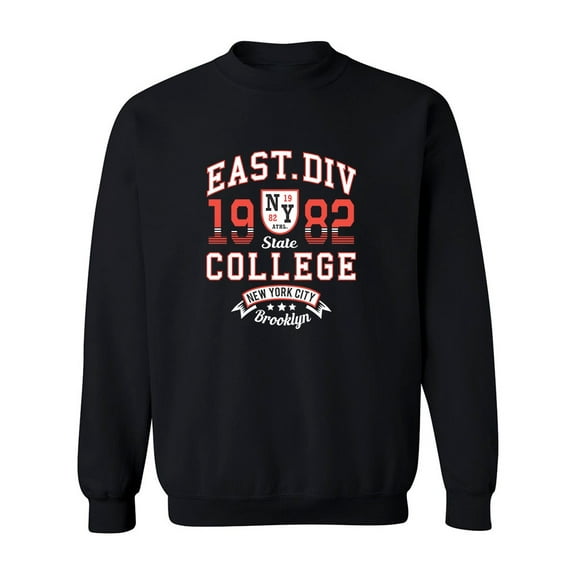 New York City State College Sweatshirt Men -Image by Shutterstock, Male Large
