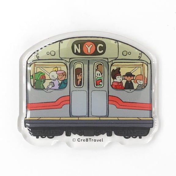 New York City Subway Acrylic Magnet