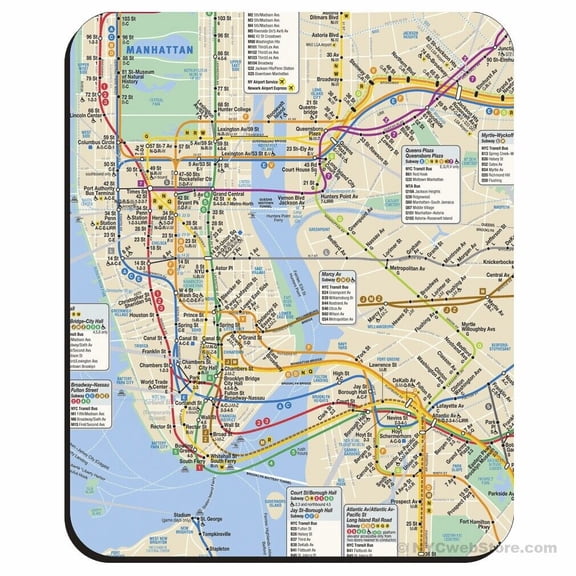 New York City Subway Mouse Pad