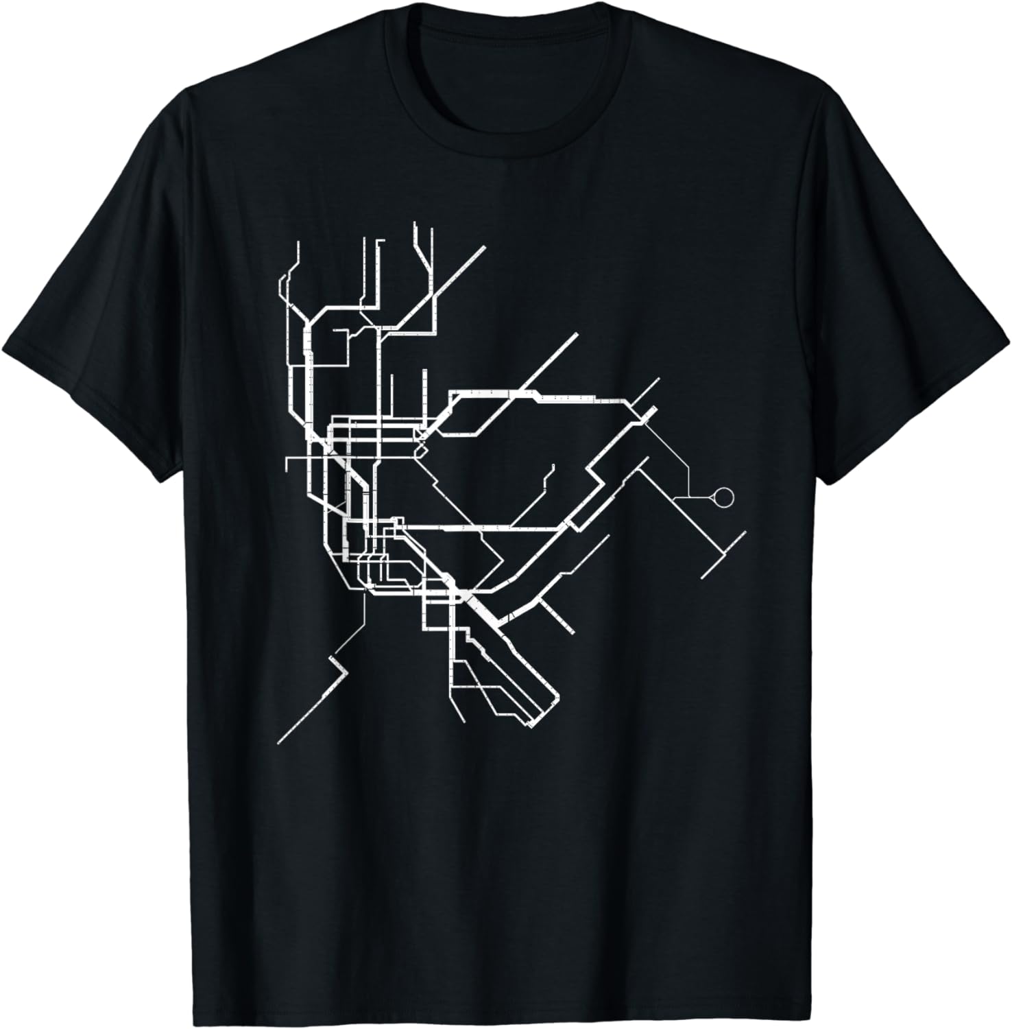 New York City Subway System Map NYC NY T-Shirt - Walmart.com