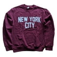 thumbnail image 1 of New York City Sweatshirt Maroon-White, XX-Large, 1 of 1