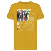 New York City The Big Apple T-Shirt Men -Image by Shutterstock, Male XX-Large