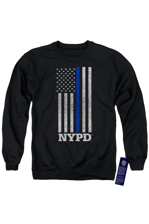 New York City - Thin Blue Line - Crewneck Sweatshirt - Large