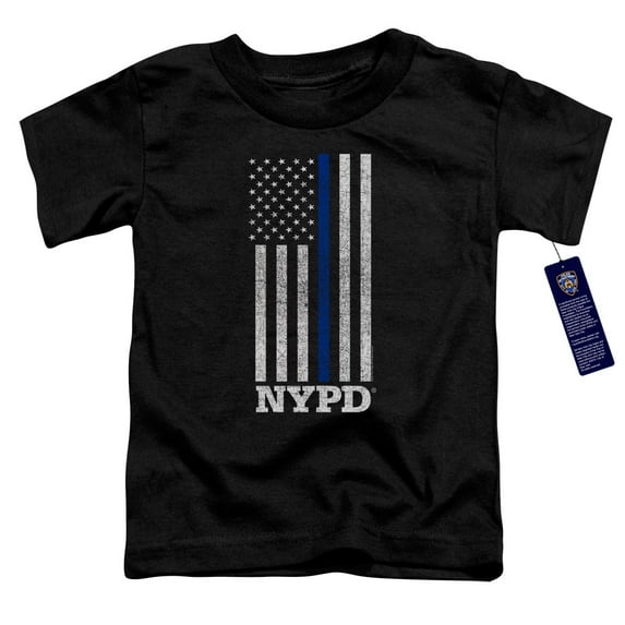 New York City - Thin Blue Line - Toddler Short Sleeve Shirt - 3T