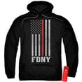 thumbnail image 1 of New York City - Thin Red Line - Pull-Over Hoodie - XXXXX-Large, 1 of 2