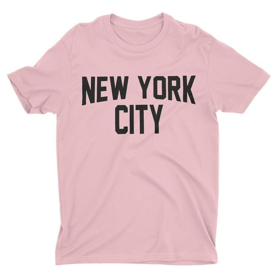 New York City Unisex T-Shirt Screenprinted Pink Lennon Tee 2XL