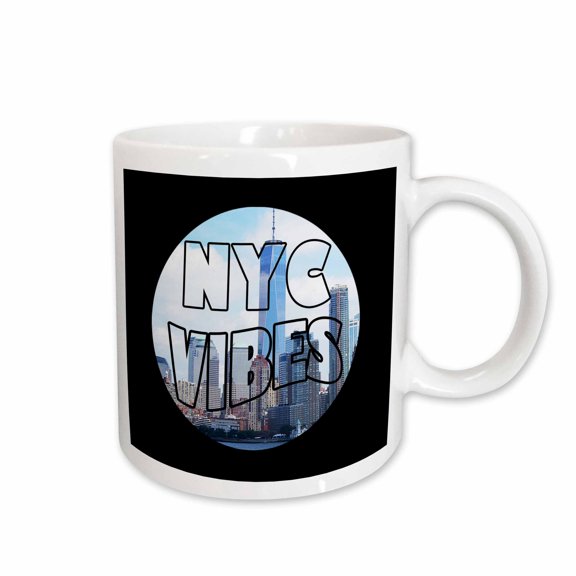 3drose, New York City Vibes. Nyc. Fun City. Usa, 15oz Mug