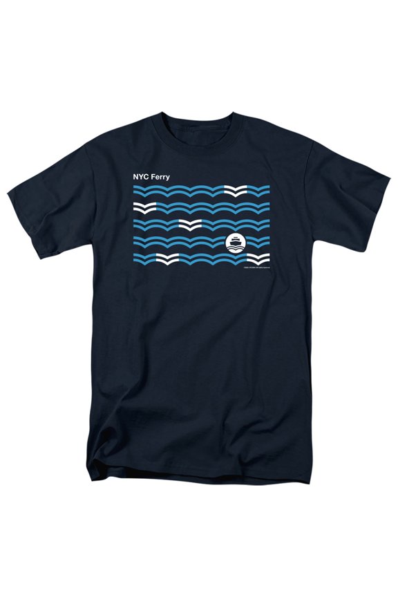 New York City Waves Unisex Adult T Shirt For Men And Women