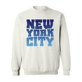 thumbnail image 1 of New York City Writted In Blue  Sweatshirt Men -Image by Shutterstock, Male Medium, 1 of 4