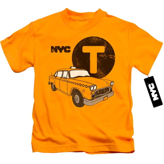 New York City Yellow Cab Youth 18/1 T-Shirt Gold