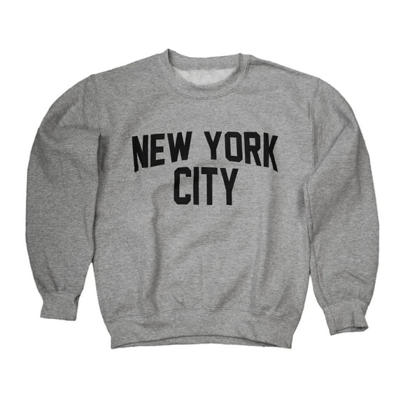 New York City Youth shirt Screenprinted Gray Boys Lennon sweatshirt S