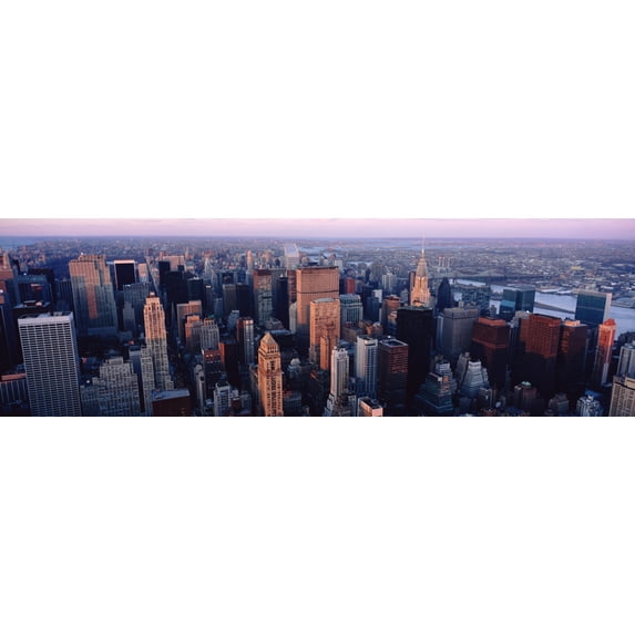 New York City skyline Poster Print (36 x 12)