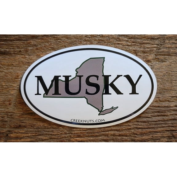 New York Classic Musky Sticker Decal