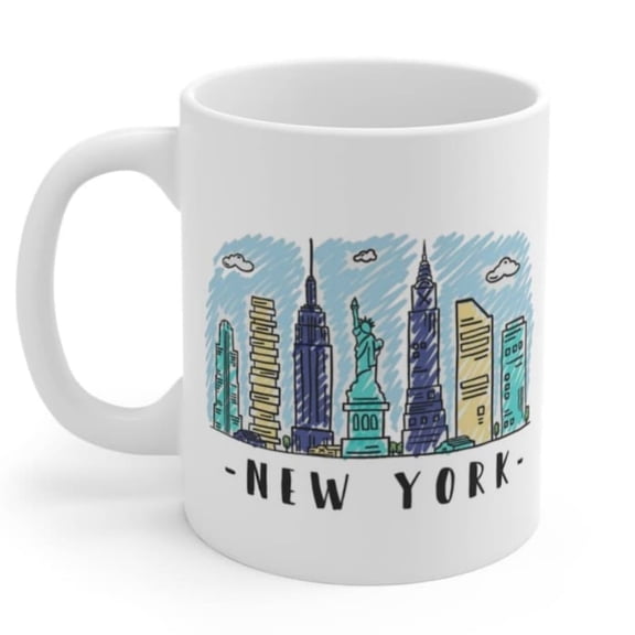 New York Coffee Mug, NY Mug, Coffee Lover uvenir New York Mug, New York Gift, Nueva York Coffee Mug, New York State Mug, nuew york mug.
