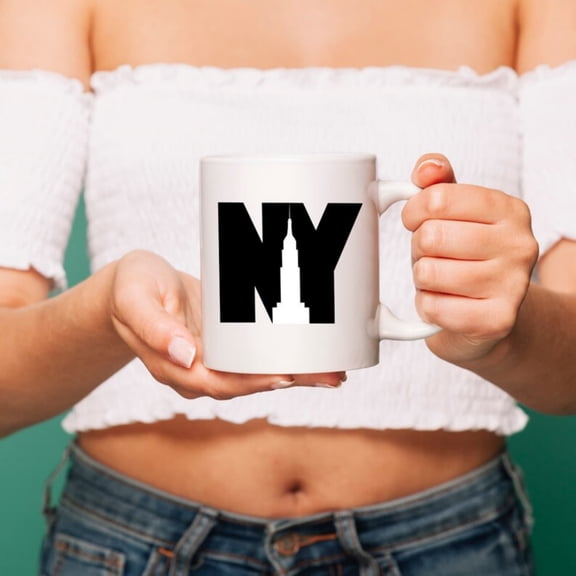 New York Coffee Mug, NYC Coffee Mug, Empire State Building, New Yorker mug, New York City Mug, New York Gif, Housewarming gift.