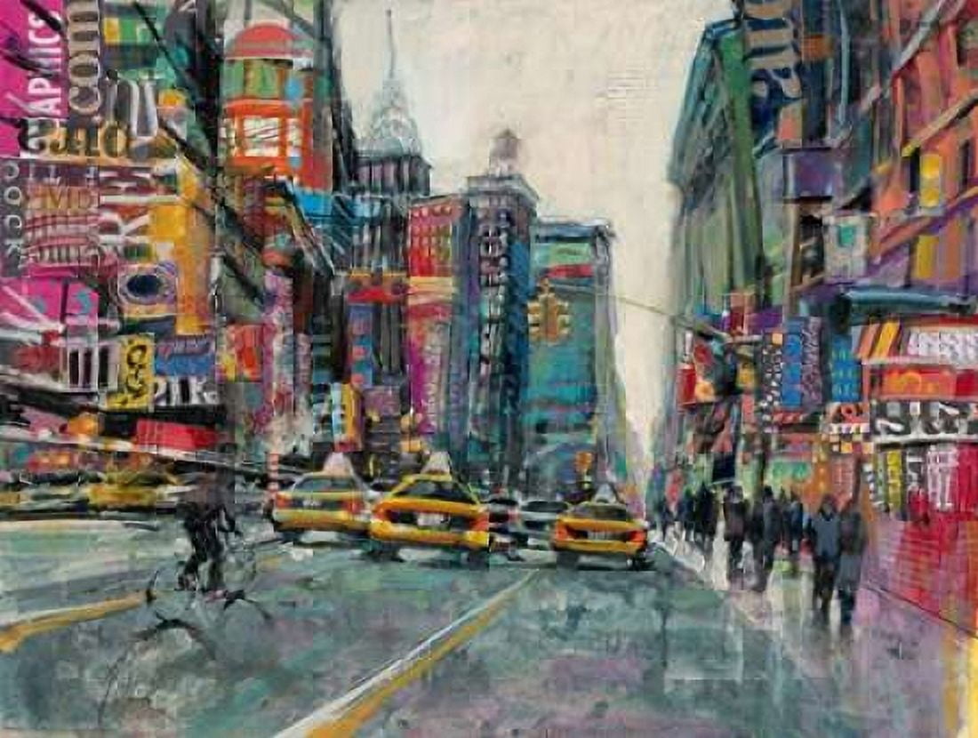 New York Collage 1 Canvas Art - Patti Mollica (18 x 24)