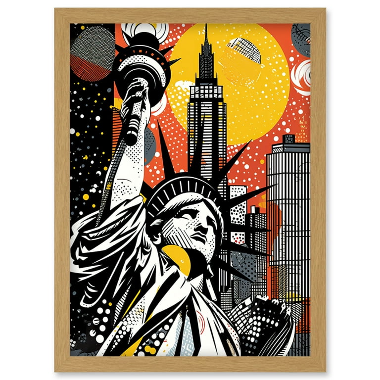 新品未開封 絶版本 STREET ART LOFT PUBLICATIONS New York Collage Halftone Pop Art Comic Book Statue of