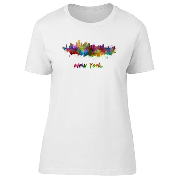 New York Colorful Skyline Tee Men's -Image by Shutterstock