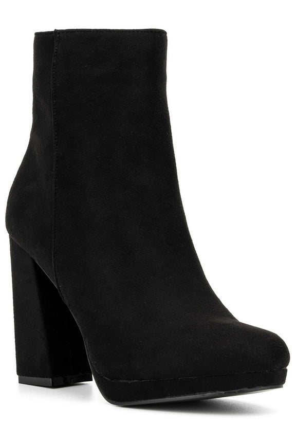 Womens FRAN Faux Suede Ankle Boots