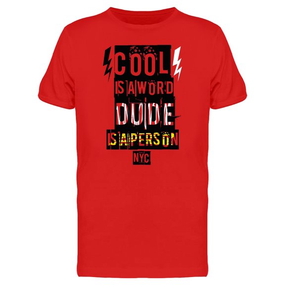 New York Cool Dude Nyc Logo Tee Men's -Image by Shutterstock