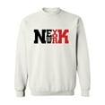 thumbnail image 1 of New York Cool Red And Black Font Sweatshirt Men -Image by Shutterstock, Male 3X-Large, 1 of 4