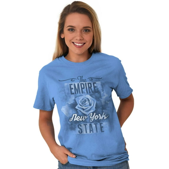 New York Cute State Flower Souvenir Women's Plus Size Graphic Tee Brisco Brands 4X