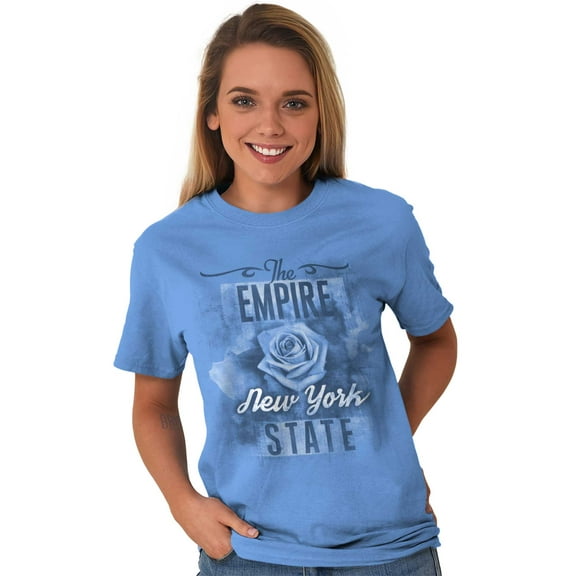 New York Cute State Flower Souvenir Women's Graphic T Shirt Tees Brisco Brands S