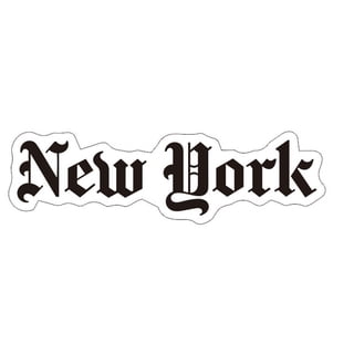 New York State Shaped Flag Sticker Self Adhesive Vinyl...