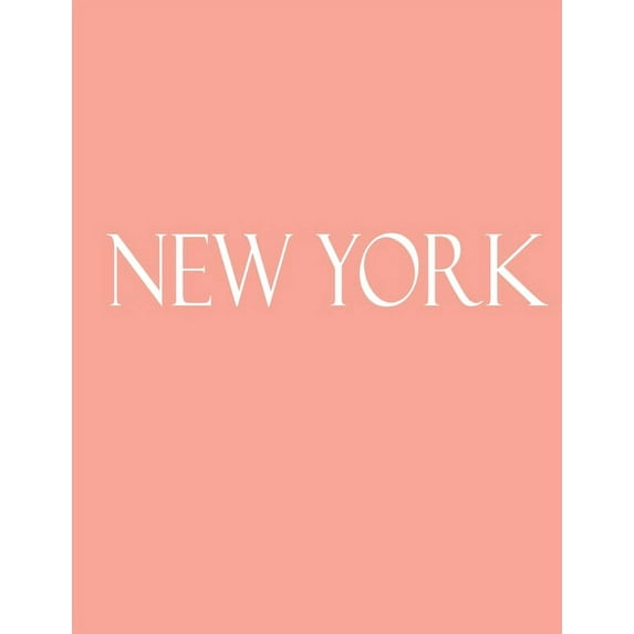 New York: Decorative Book to Stack Together on Coffee Tables, Bookshelves and Interior Design Add Bookish Charm Decor to, (Paperback)