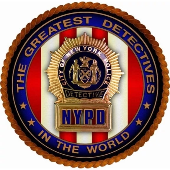 New York Detective Department Style Vinyl Decal Sticker