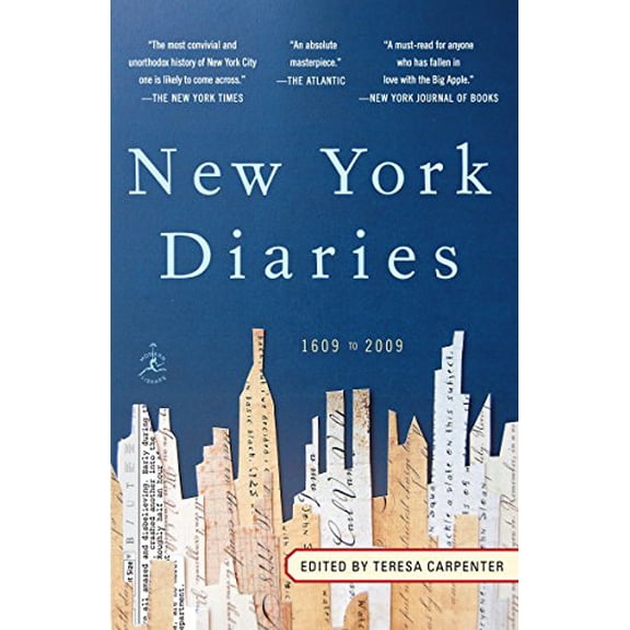 Pre-Owned New York Diaries: 1609 to 2009 (Paperback) 0812974255 9780812974256
